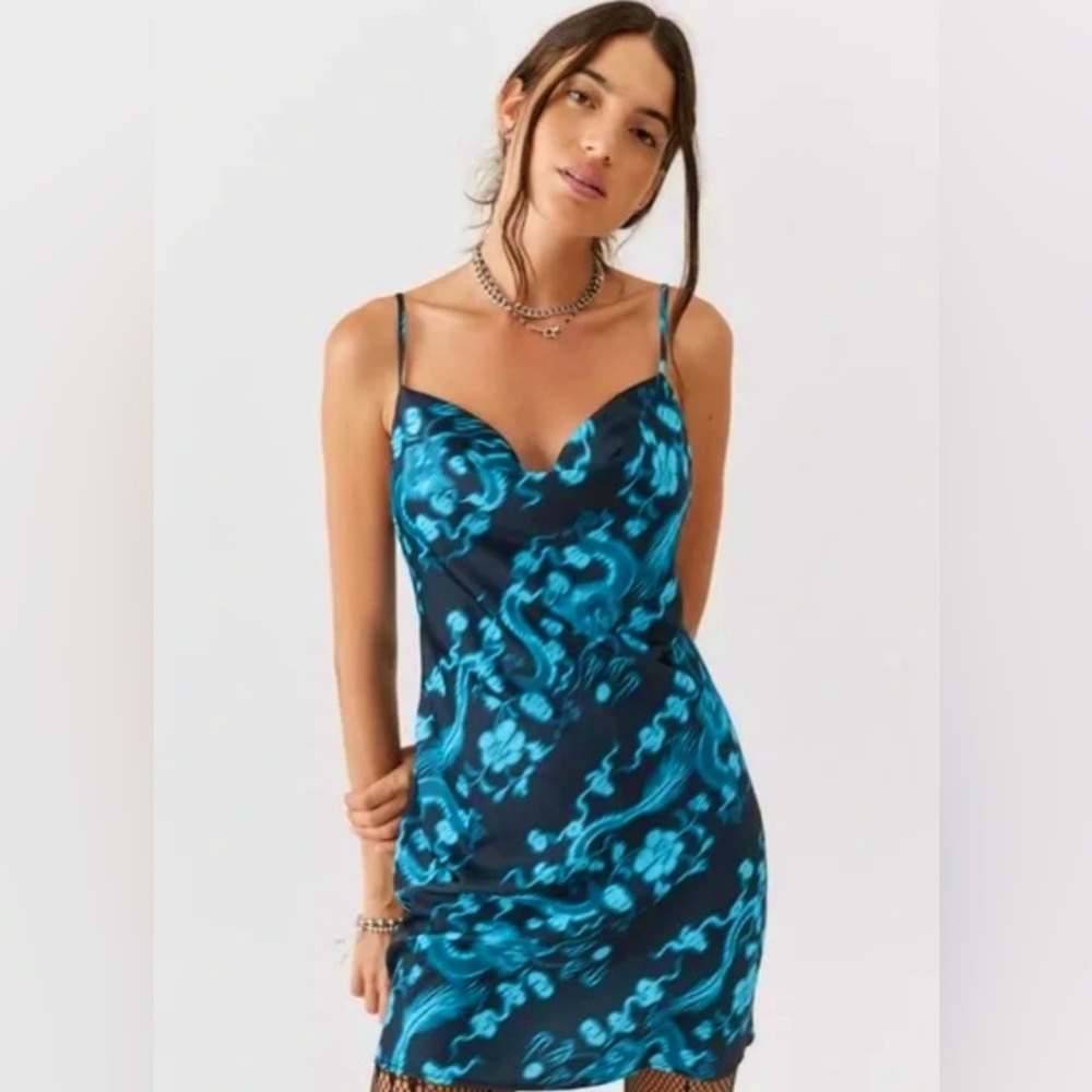 UO Cowl Neck Slip Dress